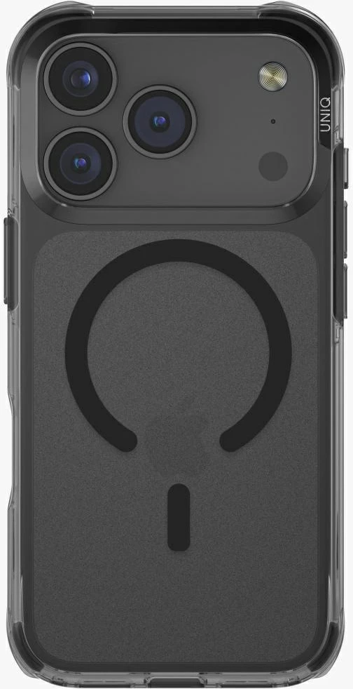 Mbështjellës UNIQ LifePro Xtreme Magclick Charging për iPhone 17 Pro, TPU/PC, me magnet për karikim wireless, e zezë