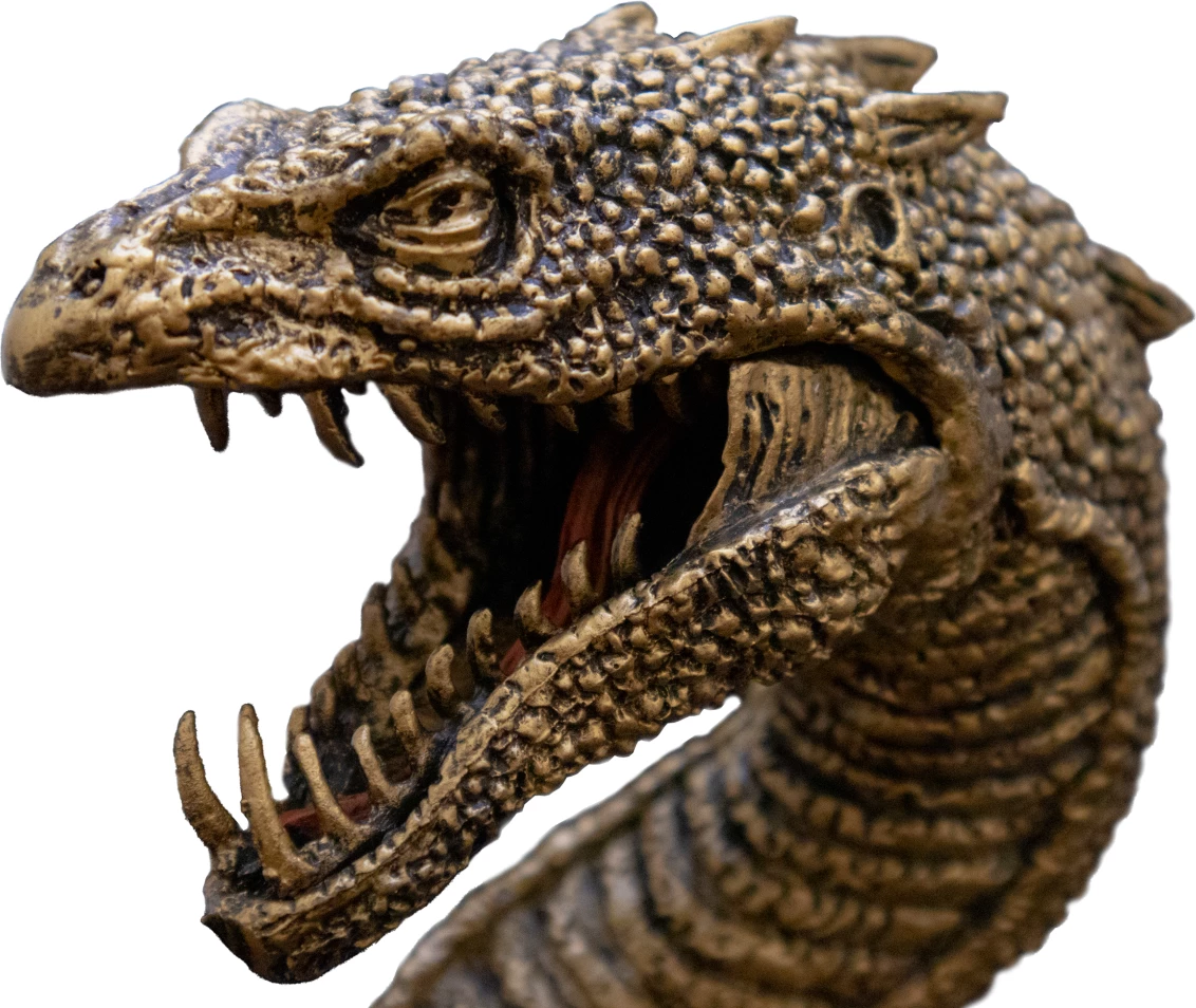 Mbajtëse librash NOBLE COLLECTION Harry Potter Basilisk, bronz/zezë