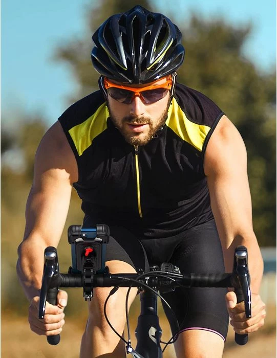 Mbajtës telefoni për biçikletë UGREEN 60548, 4.7–6.8 inç, për timon 0.6–1.75 inç, i zi