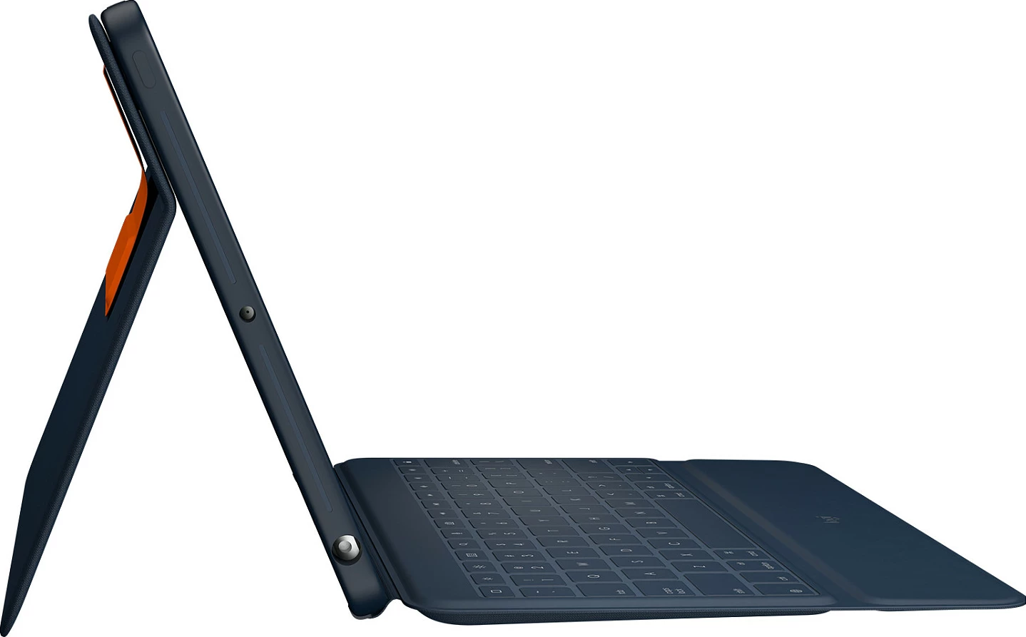 Mbështjellës me tastierë Logitech Rugged Combo 3 për iPad 7/8/9, QWERTY, Nordic, blu