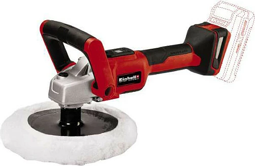 Lëmues disk me bateri Einhell CE-CP 18/180 Li E-Solo, 18V, 500-3000 RPM, brushless, zi/kuq