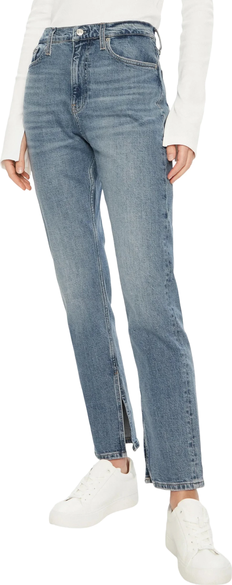 Xhinse për femra Calvin Klein Jeans Authentic Slim Strai J20J224508, denim