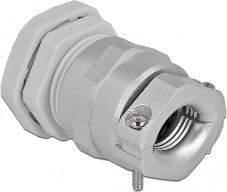 Gland kabllor DeLOCK PG21 me strain relief, IP68, Ø13-18 mm, gri