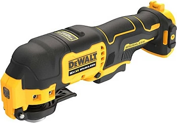 Multitool oscilues DeWALT DCS353NT-XJ, brushless, me bateri, me dritë, me pllakë lëmimi, i zi/verdhe