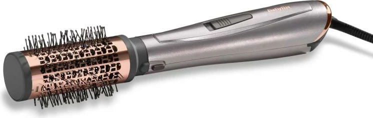 Furçë rrotulluese me ajër të nxehtë BaByliss Air Style 1000 AS136E 1000W, jonizim, set me 4 pjesë, bakër e zezë