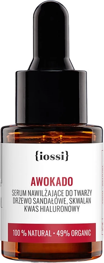 Serum për fytyrë Iossi Avocado me Acid Hialuronik për femra 10ml