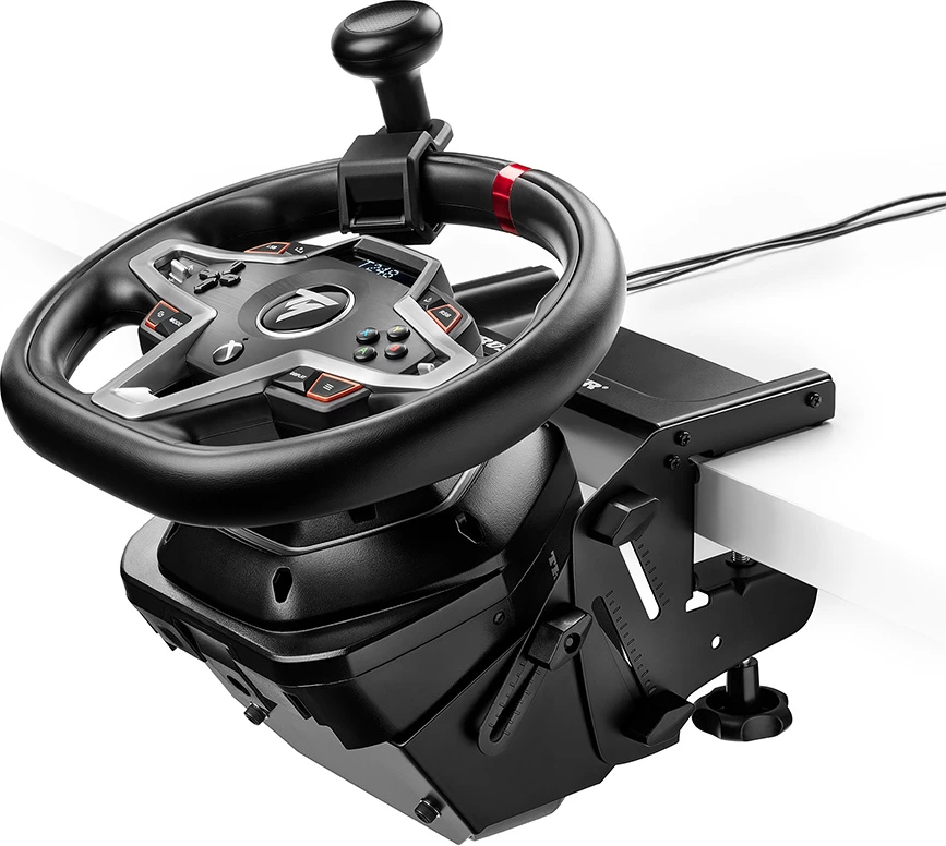 Kit montimi timoni Thrustmaster SimTask Steering Kit me dorezë rrotulluese + clamp, i zi