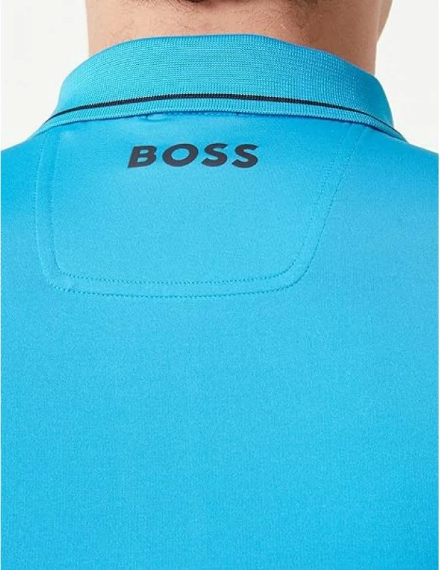 Maicë polo për meshkuj Boss, turquoise