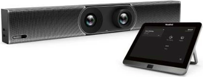 Videobar Yealink A30-020, 8MP 120° AI kornizim dhe ndjekje, 8 mikrofona MEMS, USB, e zezë, me panel kontrolli CTP18