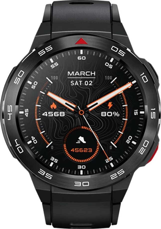 Smartwatch Mibro GS PRO, 1.43 inç, 128 MB, 460 mAh, E zezë