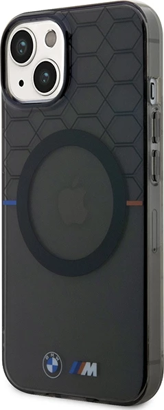 Mbështjellës BMW Pattern MagSafe për iPhone 14 6.1", Gri