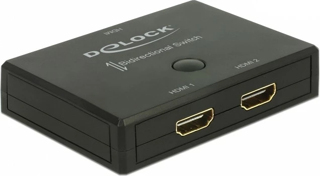 Switch HDMI DeLOCK 18749, manual, 3 porta, 4K, plastik, zi