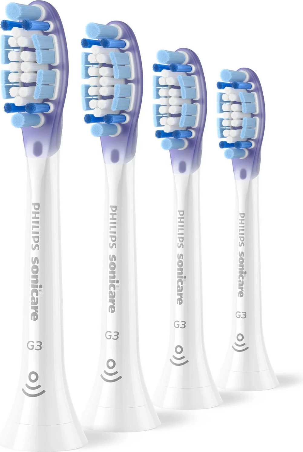 Koka zëvendësuese për brushë dhëmbësh Philips Sonicare HX9054/87 G3 Premium Gum Care, 4 copë, e bardhë