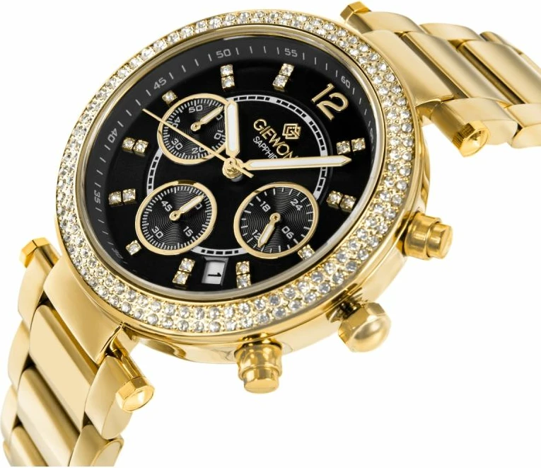 Orë dore femrash Giewont GW3380-B3, gold black, set