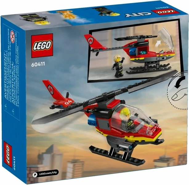 Lego helikopter zjarrfikës, fëmijë
