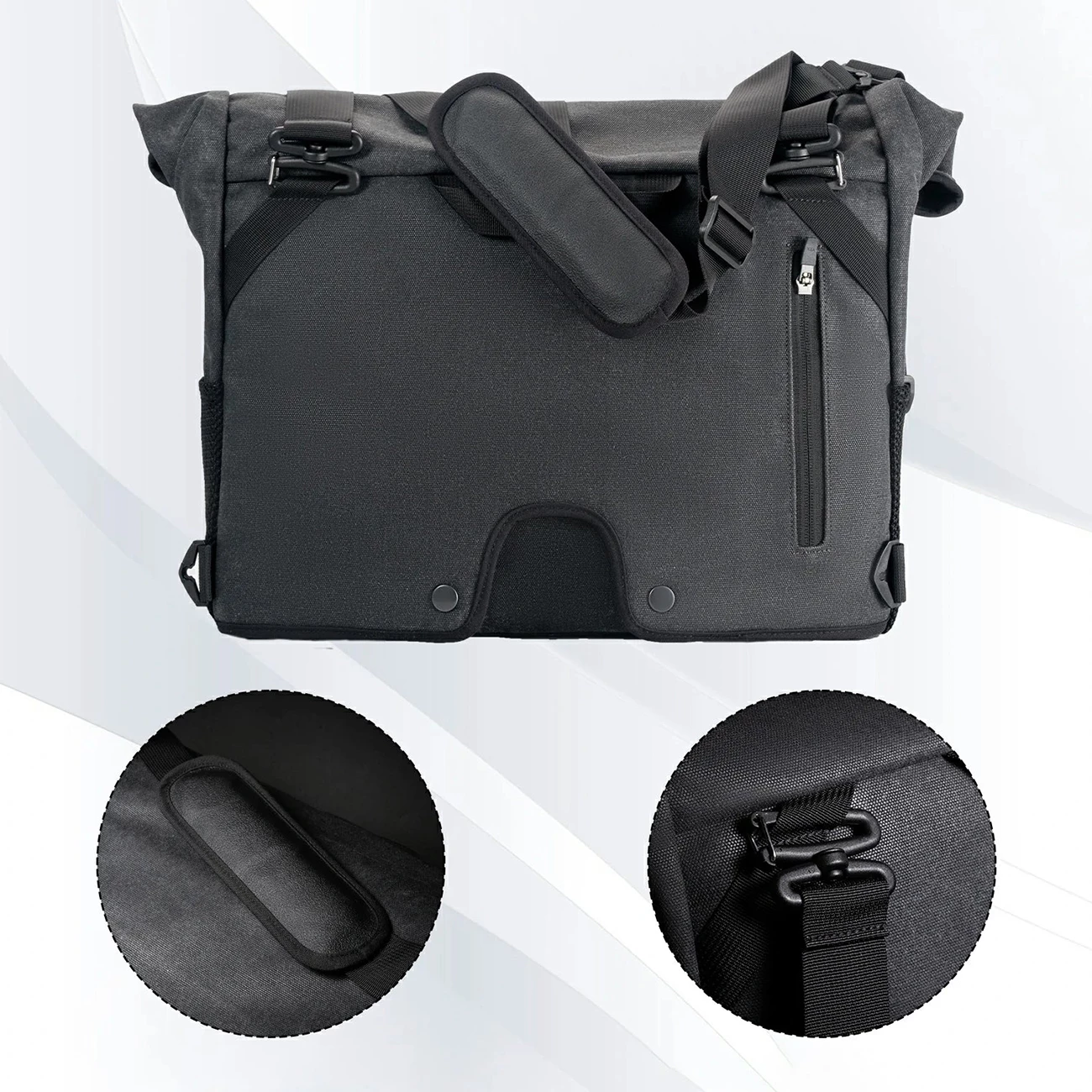 Çantë timoni biçiklete Rockbros H48 8-12 L, gri