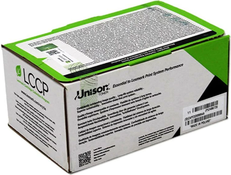 Toner, Lexmark 24B6720, rendiment deri 20,000 faqe, zi