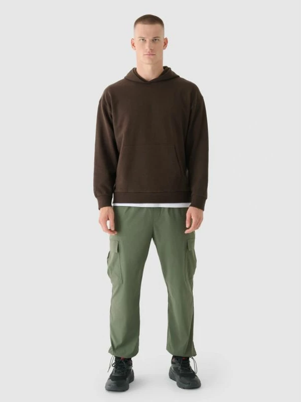 Duks me kapuç për meshkuj 4F, gri [Madhësia: 2XL]