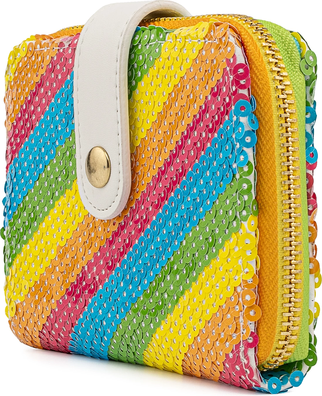 Portofol Loungefly Disney Rainbow Minnie Mouse me sekuina, 16 x 9.5 cm, rainbow