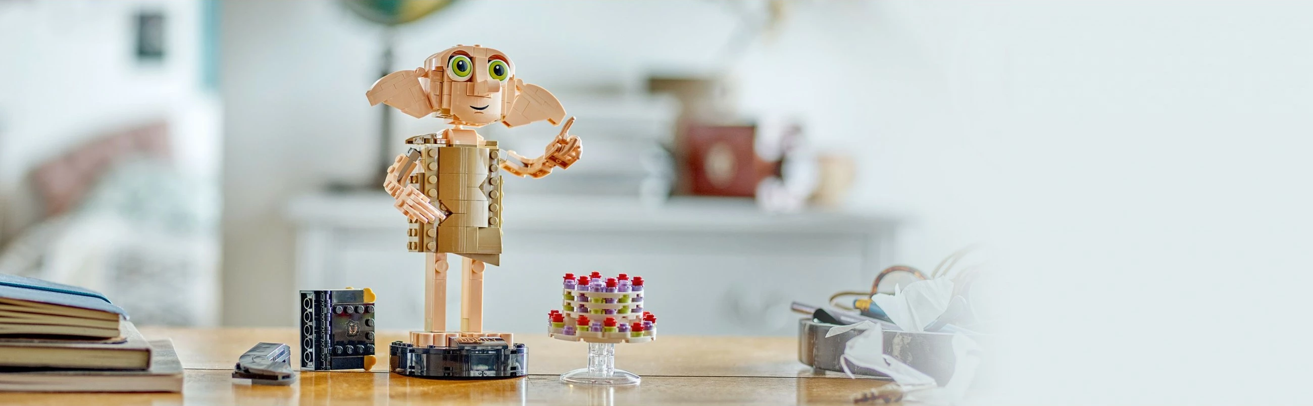 Set ndërtimi LEGO Harry Potter Dobby, 403 pjesë, shumëngjyrësh