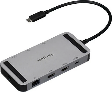 Mini dock Targus USB4 Dual 4K HDMI, 20Gbps, PD 140W, i argjendtë