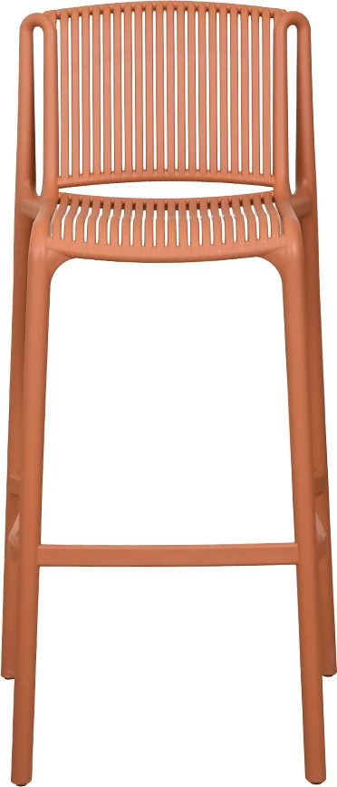 Karrige për bar Polly, terrakota, 42x50x100.5