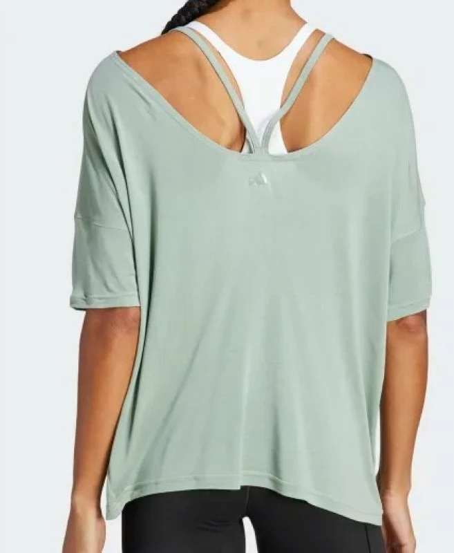 Maicë adidas për femra, e gjelbër