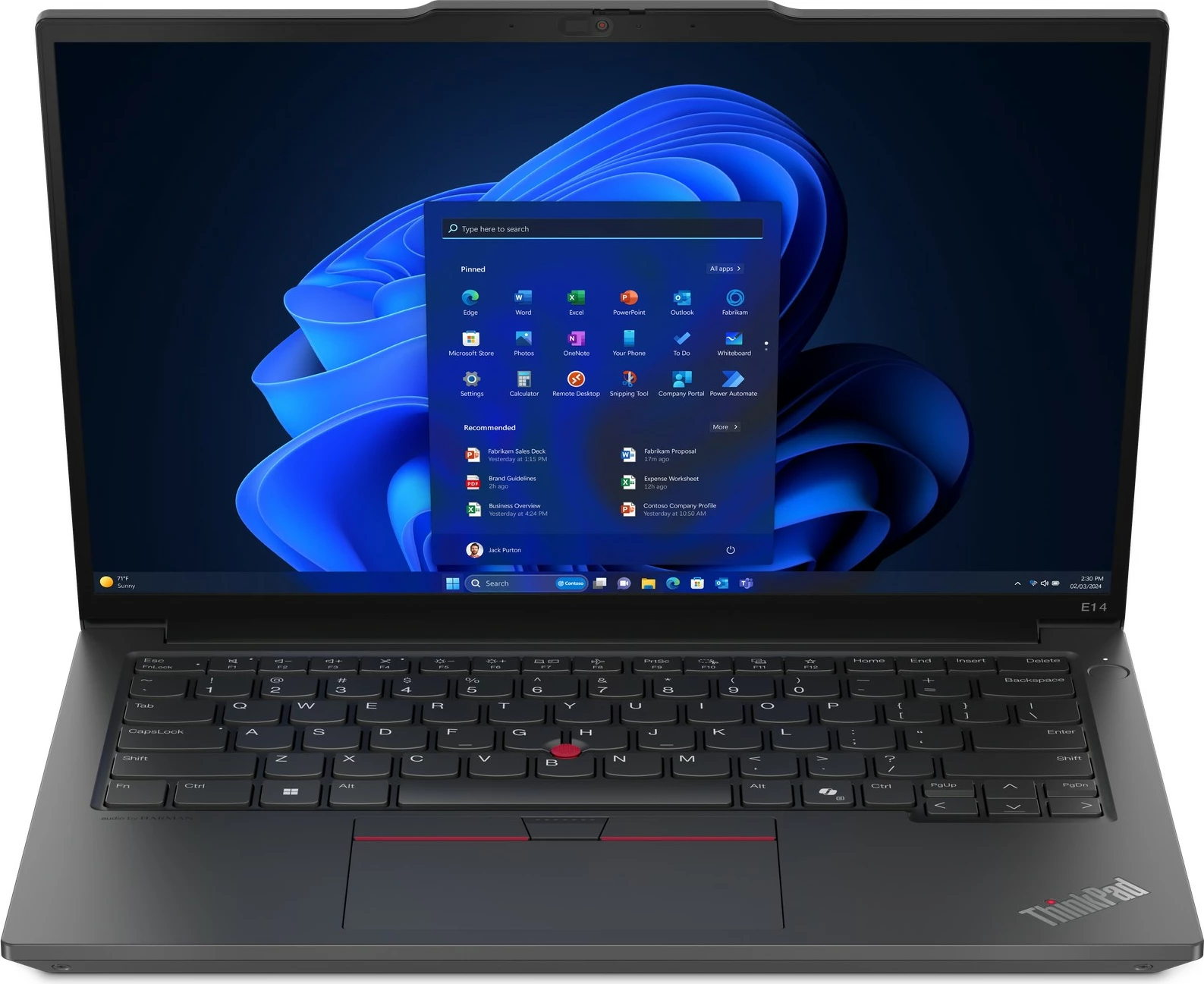 Kompjuter Lenovo ThinkPad E14 E6 CU7, 32GB RAM, 1TB SSD, Windows 11 Pro, i zi