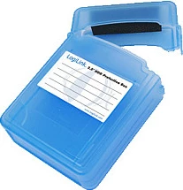 Kuti mbrojtëse LogiLink për 2x hard disk 2.5" (6.3cm), blu