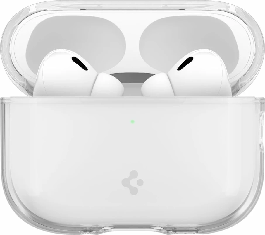 Mbështjellës TPU për AirPods Pro 3 Spigen Liquid Crystal, slim, me rrip dore, transparent, 1 copë