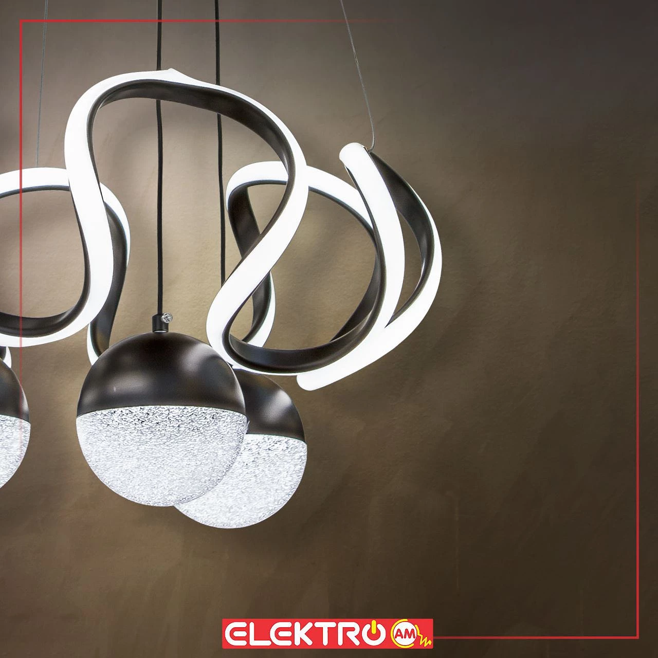 Abazhur LED i varur 7000/3 BK