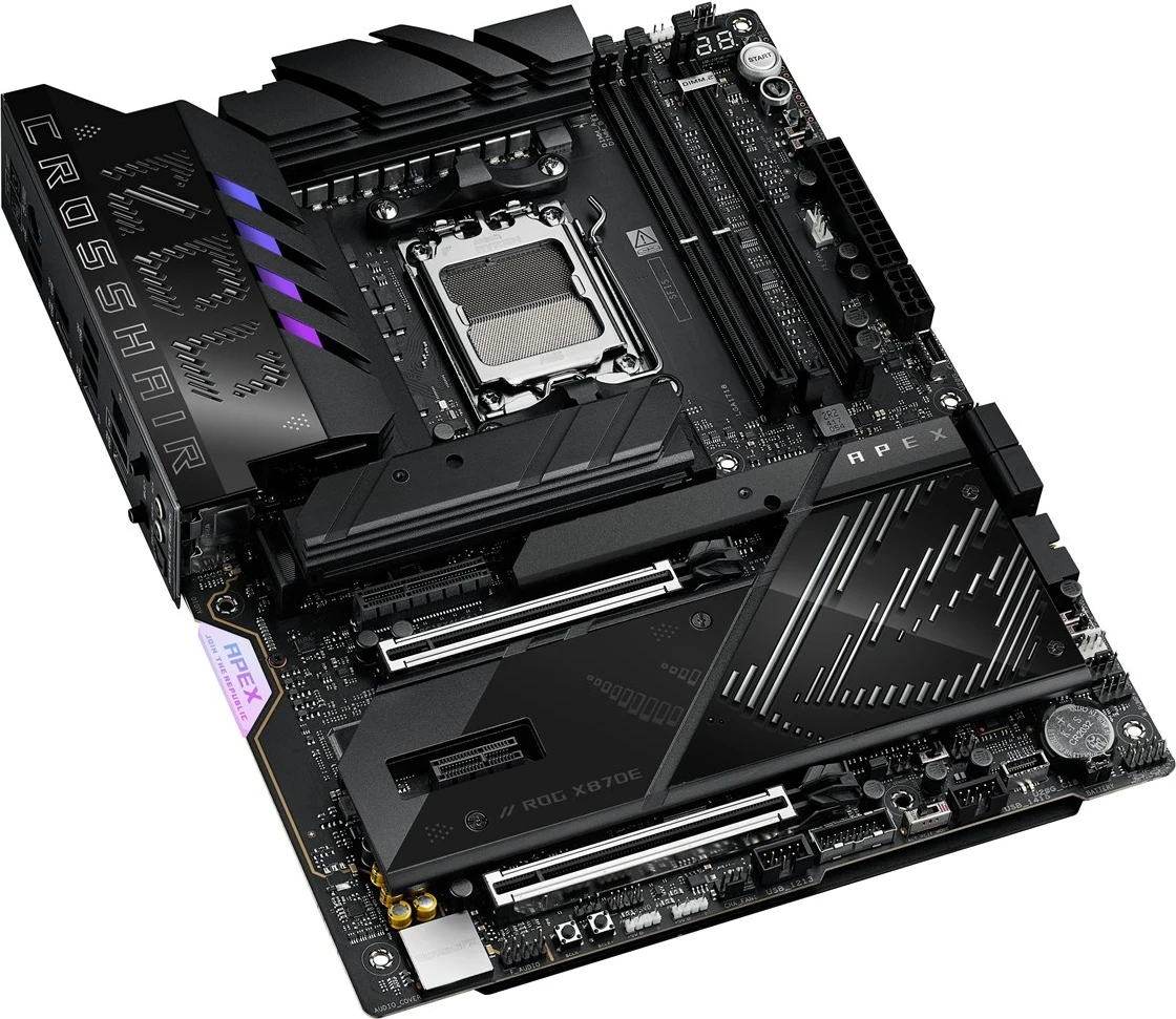 Pllakë amë ASUS ROG CROSSHAIR X870E APEX, Socket AM5, ATX, e zezë
