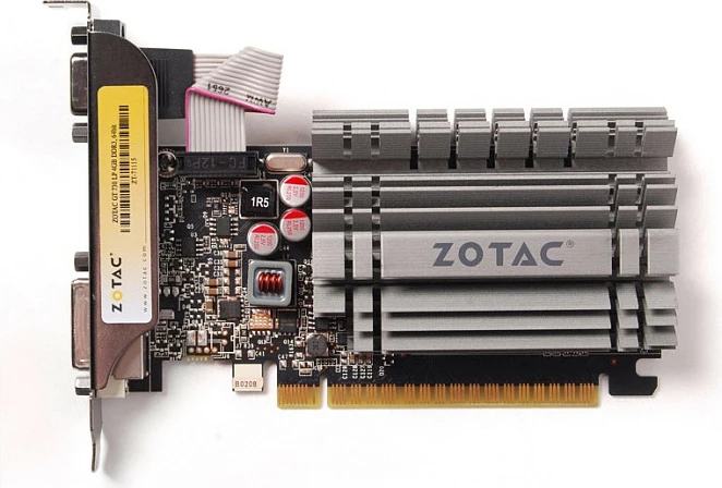 Kartelë grafike Zotac GeForce GT 730, 4 GB, GDDR3, PCI Express x16 2.0, e zezë/gri/argjendtë