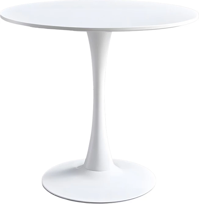 Set tavoline me karrige Elijah-Bella, e bardhë/bezhë, 3 copë, Φ60x74cm