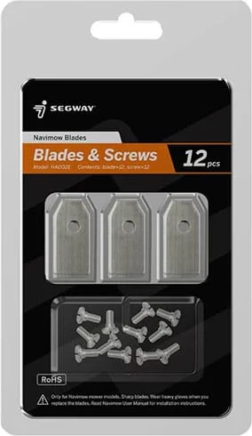 Set tehe zëvendësues Segway Navimow Series I/X AD.12.00.14.0058, 12 copë + 12 vida