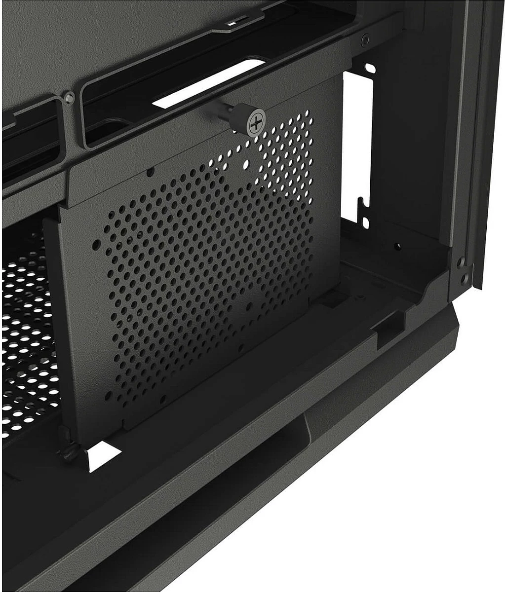 Kasë Cougar FV270 ARGB midi, e zezë
