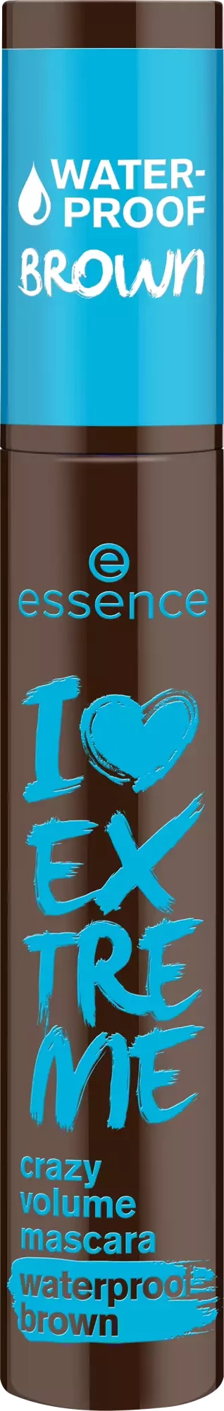 Essence I LOVE EXTREME crazy volume mascara waterproof - brown 01
