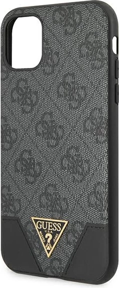 Mbështjellës Guess 4G Triangle Collection për iPhone 11/XR, 6.1", Gri