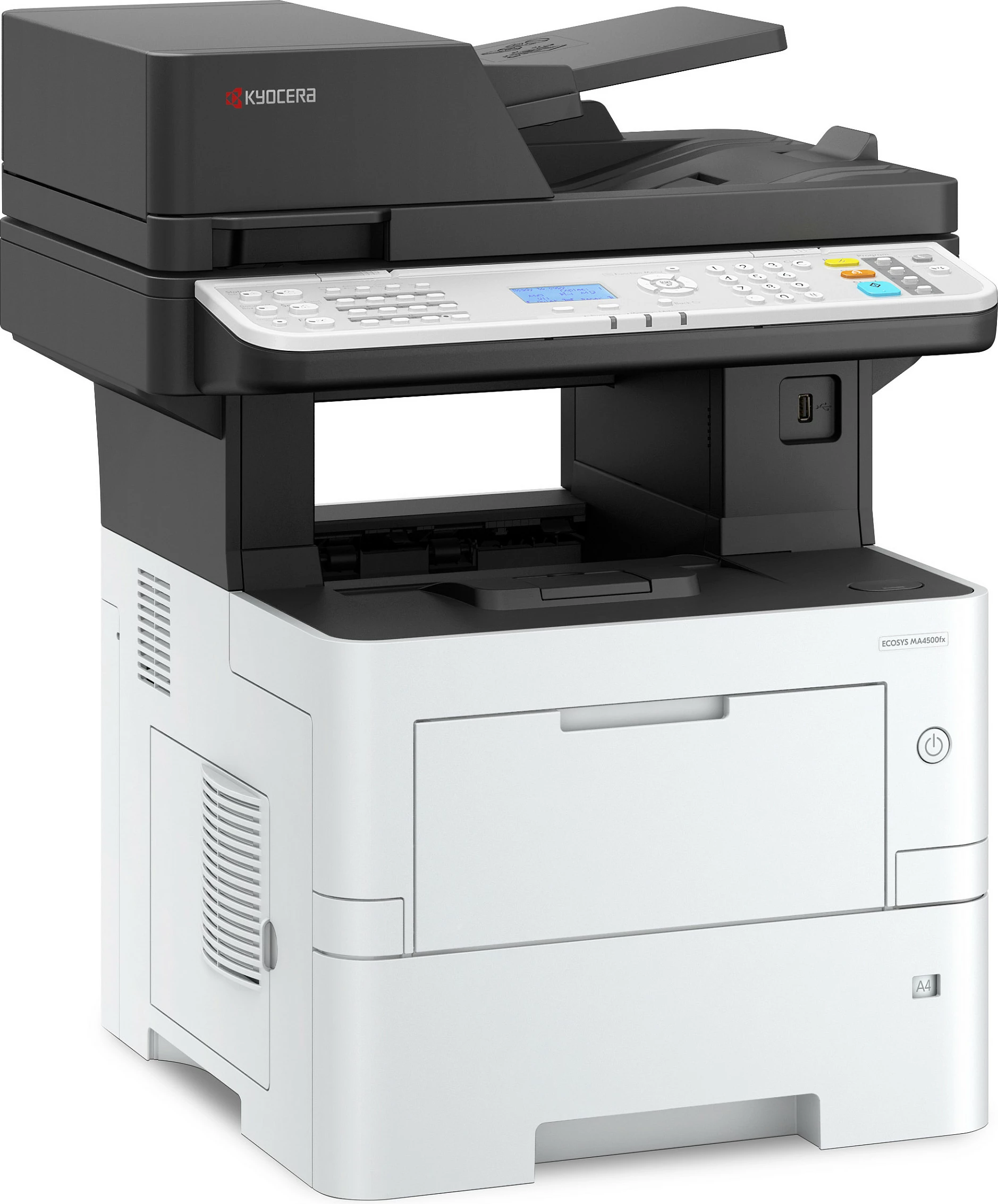 Printer multifunksional laser mono Kyocera ECOSYS MA4500fx, A4, duplex, 1200x1200 DPI, bardhë/zi