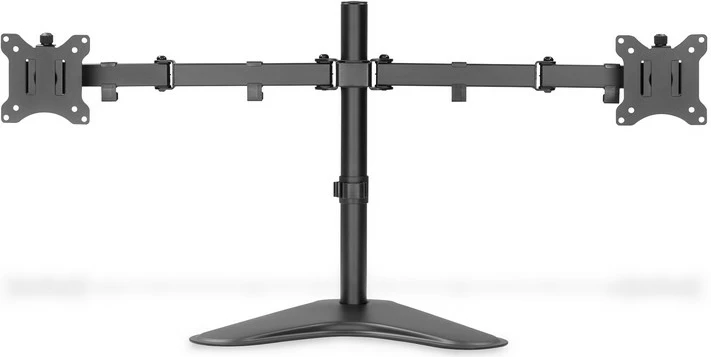 Mbajtës tavoline për dy monitorë Digitus DA-90401, për 15-32", ngjyrë e zezë mat