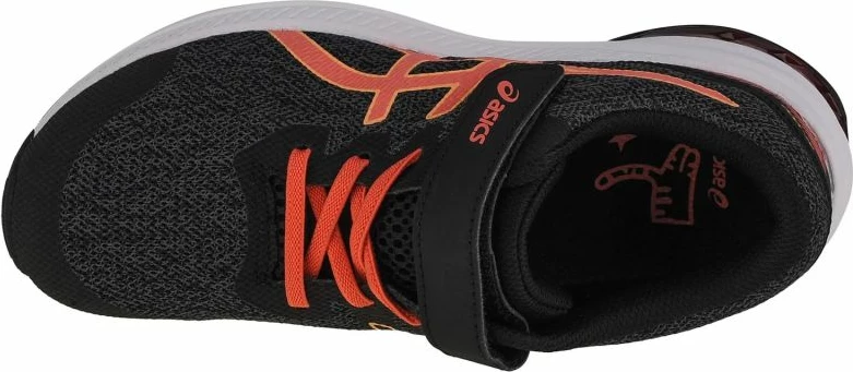Atlete për fëmijë Asics, të zeza dhe portokalli [Madhësia: 32.5]