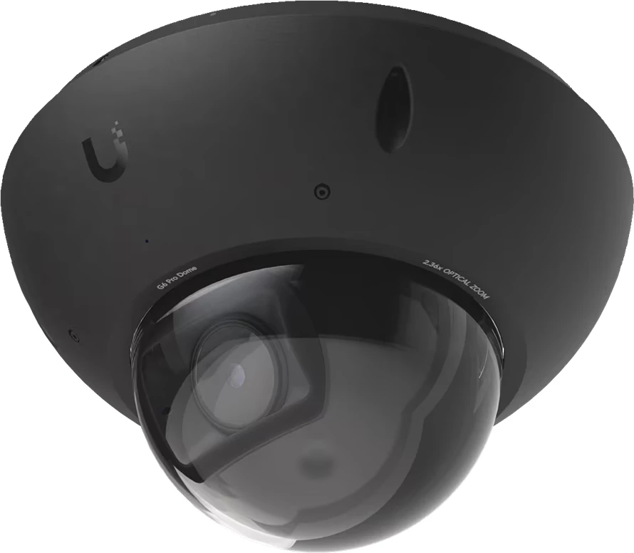 Kamerë IP UBIQUITI UniFi Enterprise G6 Pro Dome 4K PoE, e zezë