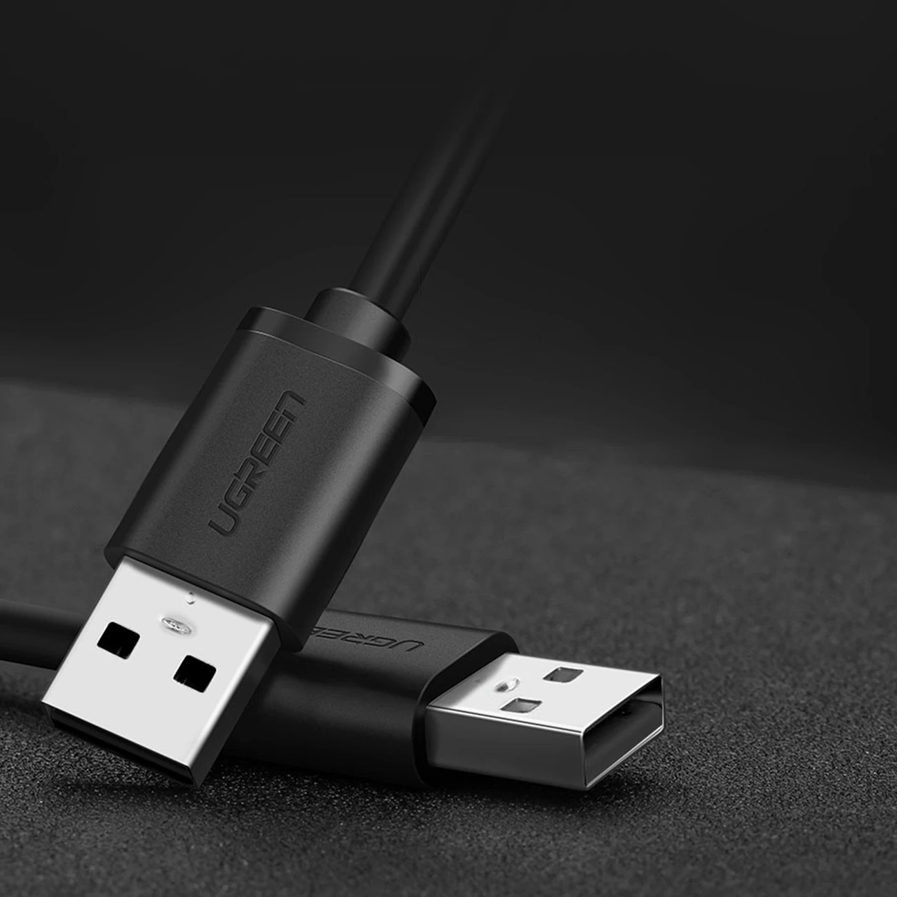 Kabllo USB Ugreen US102, 1.5m, USB 2.0, 480Mb/s, e zezë