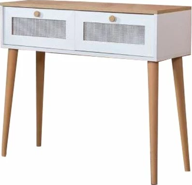 Komodë Skye Decor, Calvin, e bardhë dhe lis