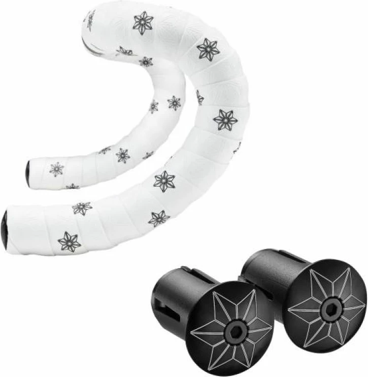 Mbështjellës timoni për biçikletë Supacaz, zi e bardhë