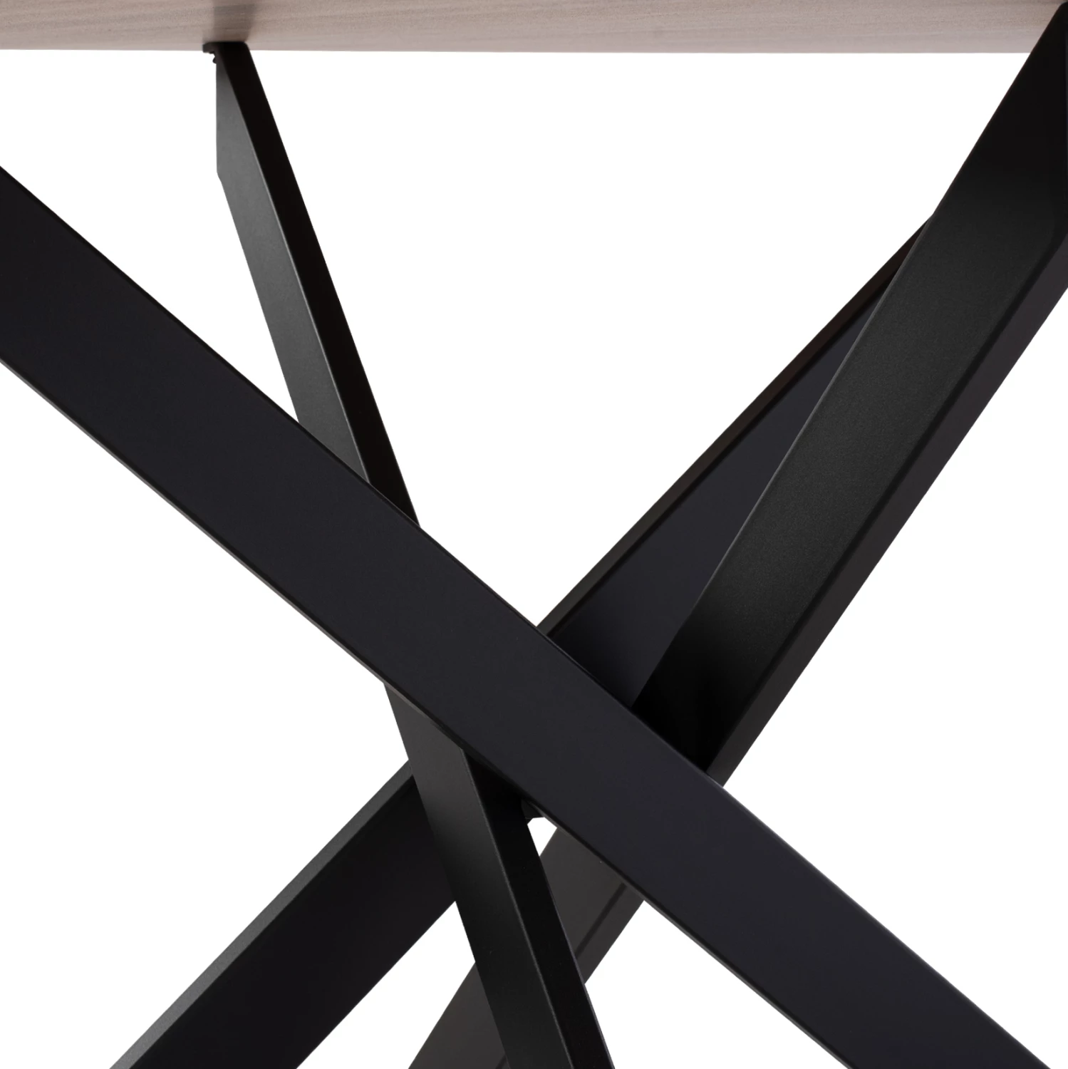 Tavolinë Rosario, sipërfaqe MDF sonama & këmbë metalike FH8742.01 Φ120Χ75 cm