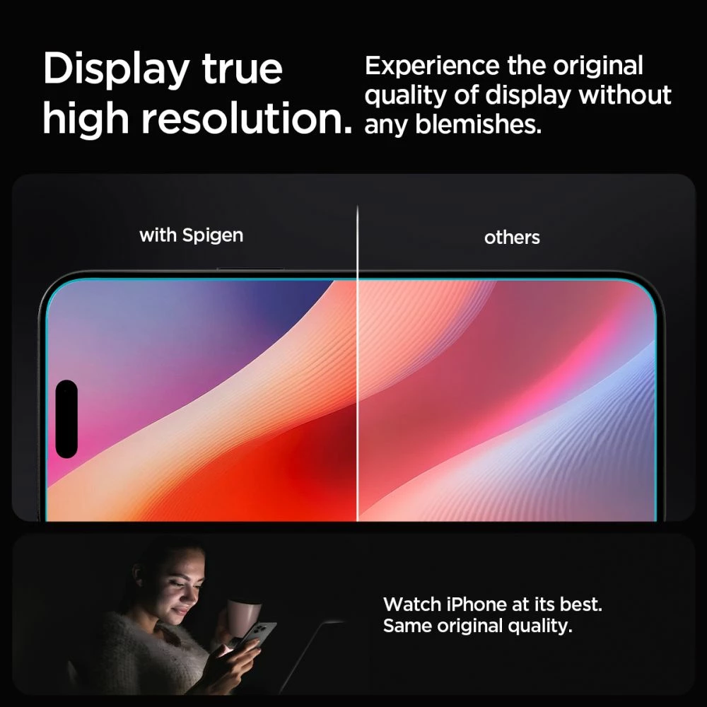 Xham mbrojtës Spigen Glas.tR EZ Fit për iPhone 16 Pro