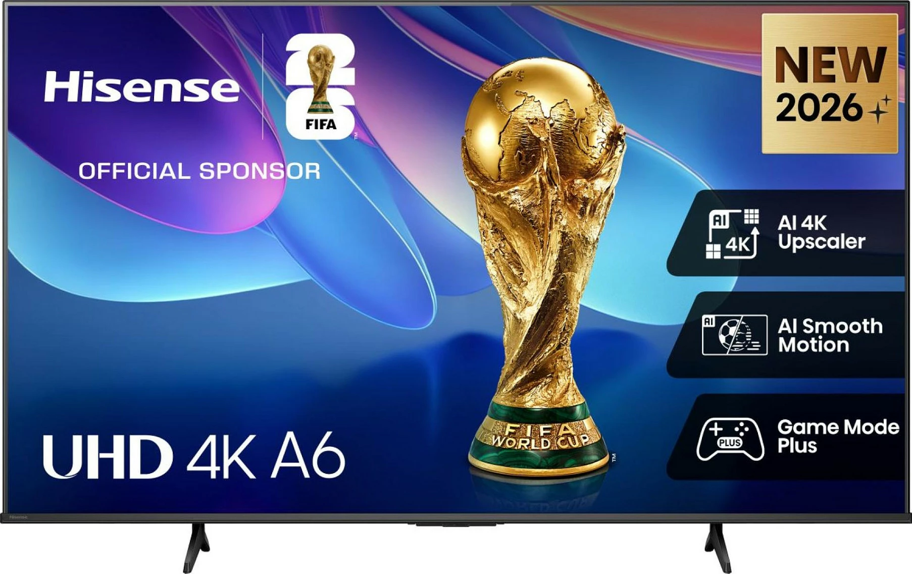 Smart TV Hisense 65A6S, 65" 4K UHD, WiFi, Bluetooth, HDR, i zi/gri