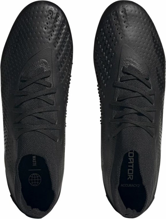Atlete futbolli për meshkuj adidas Predator Accuracy.2 FG, të zeza