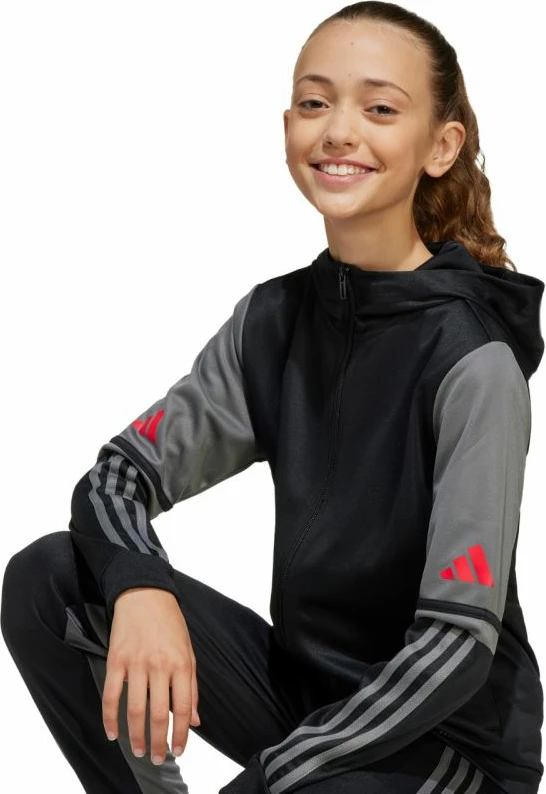Duks për fëmijë adidas, i zi [Madhësia: 128 cm]